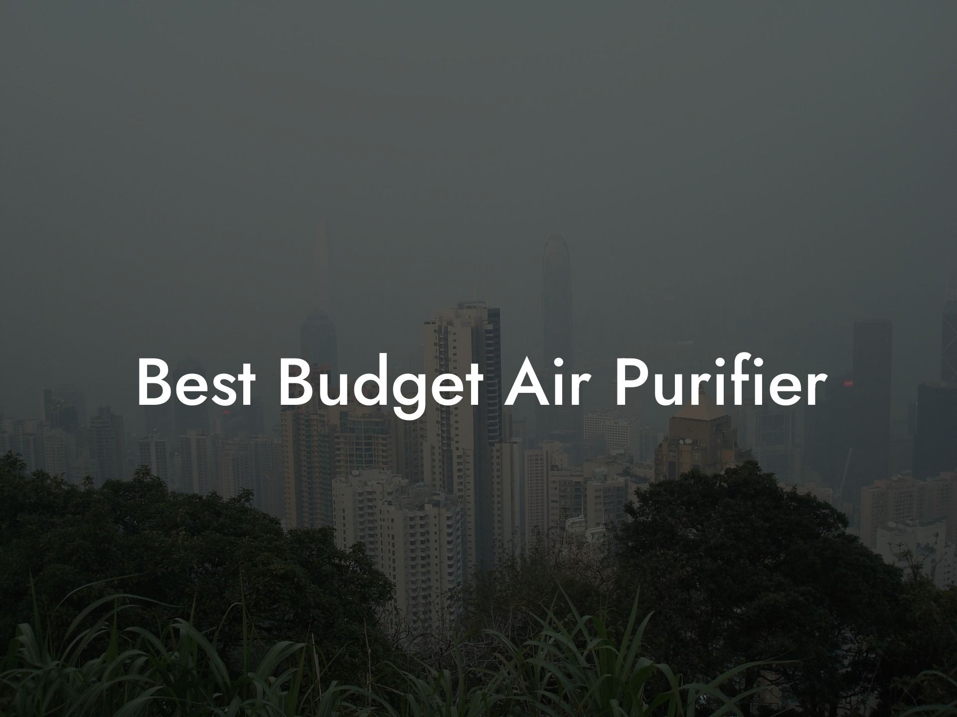 Best Budget Air Purifier