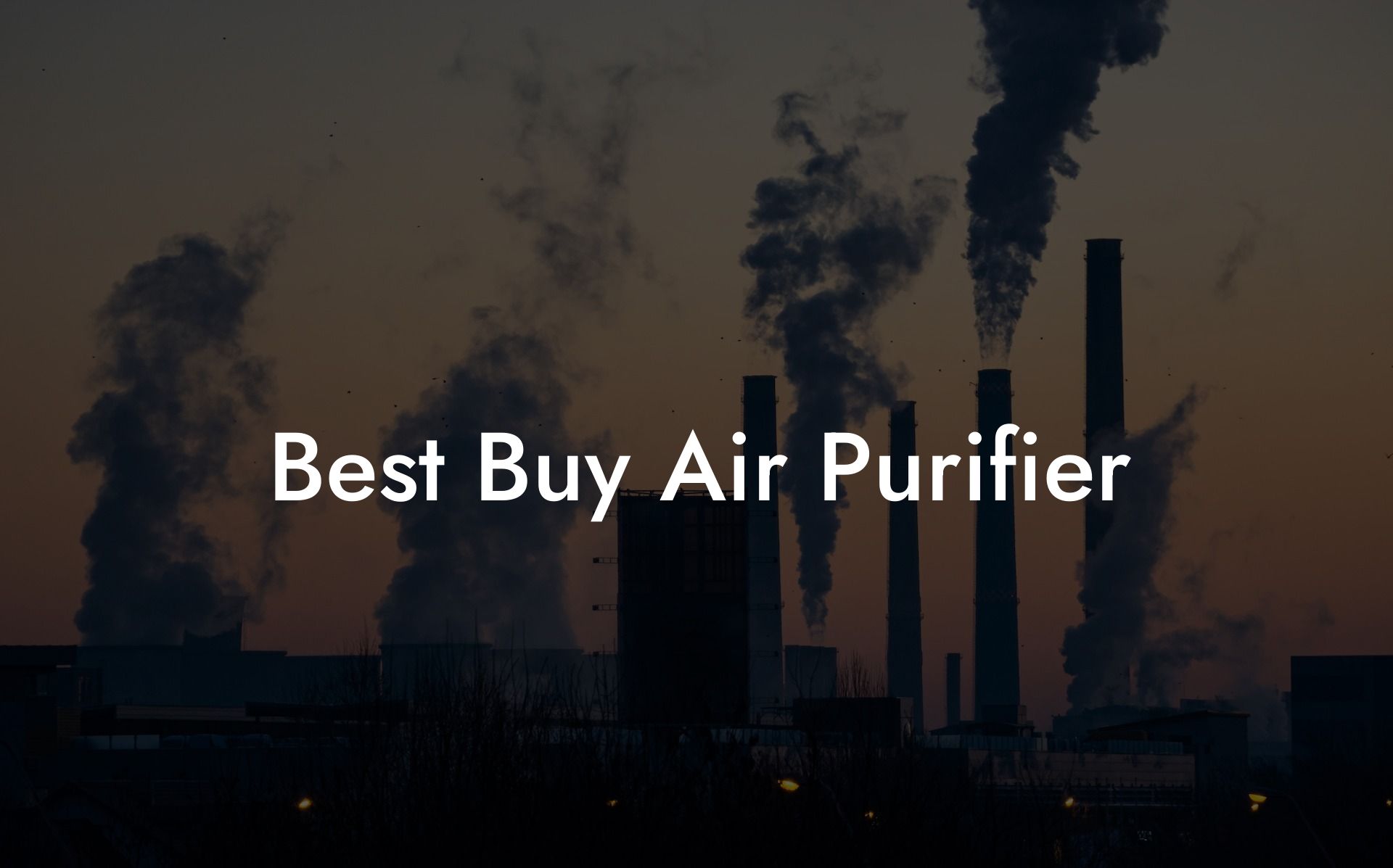 Best Buy Air Purifier