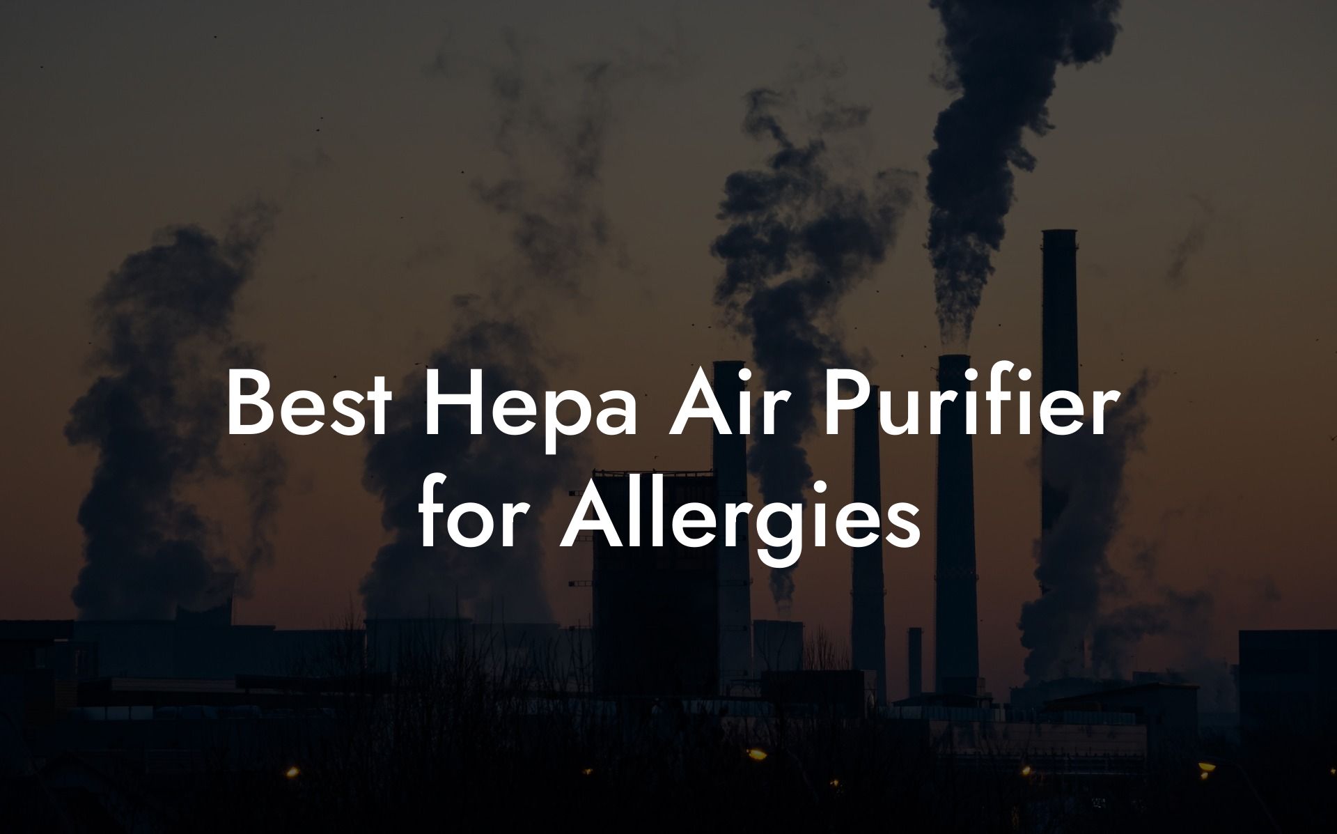 Best Hepa Air Purifier for Allergies