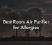 Best Room Air Purifier for Allergies