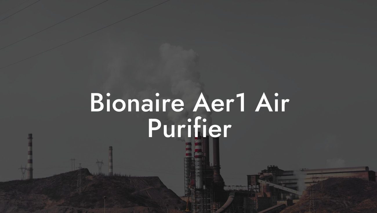 Bionaire Aer1 Air Purifier