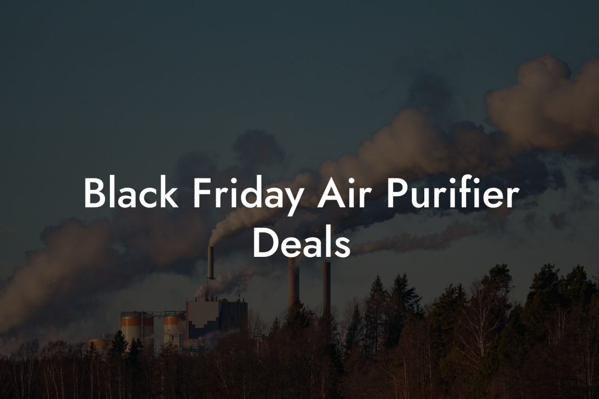 Black Friday Air Purifier Deals