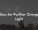 Blue Air Purifier Orange Light