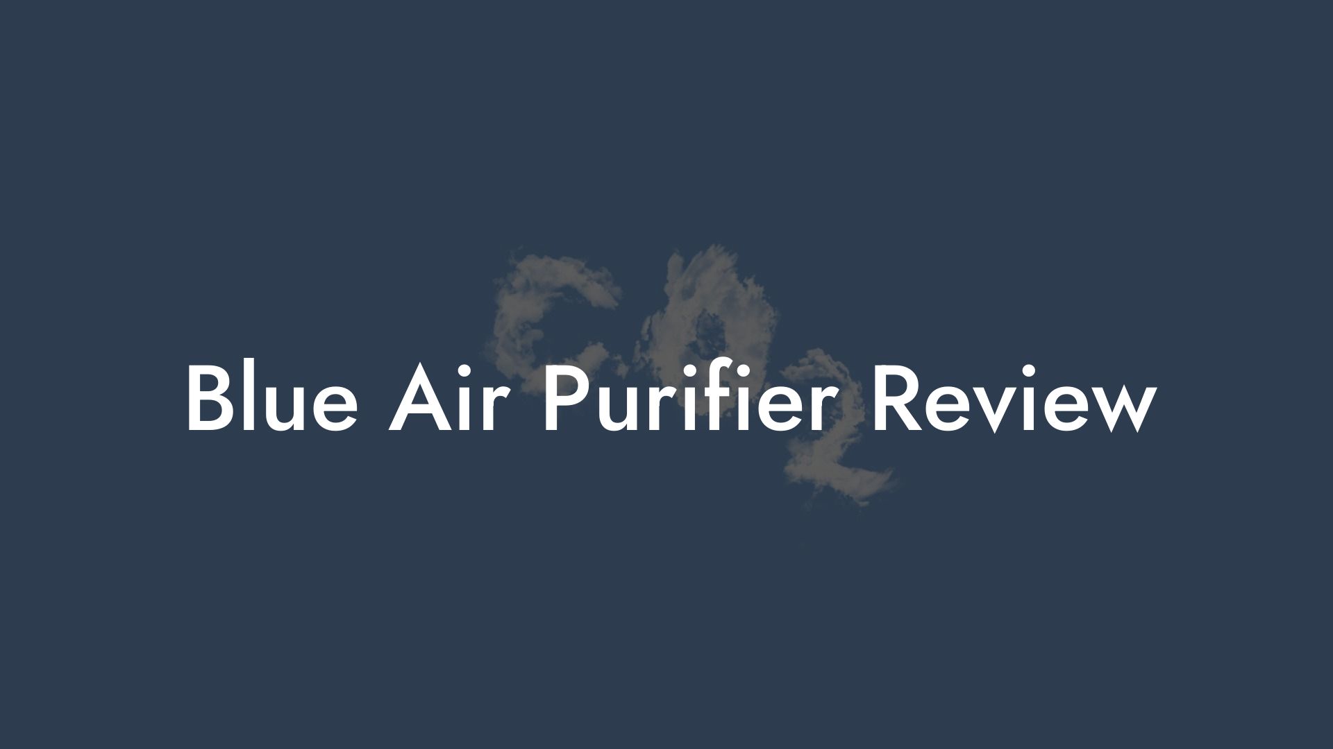 Blue Air Purifier Review