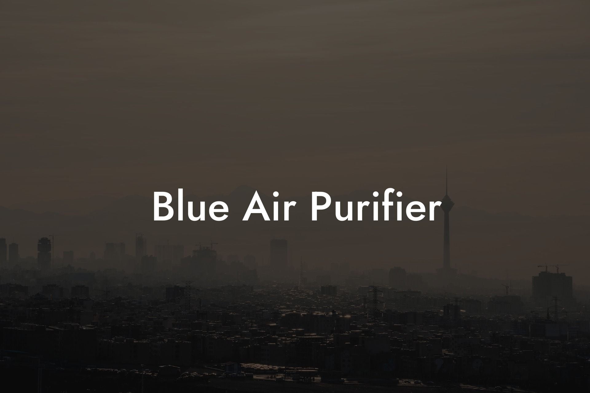 Blue Air Purifier