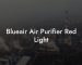 Blueair Air Purifier Red Light