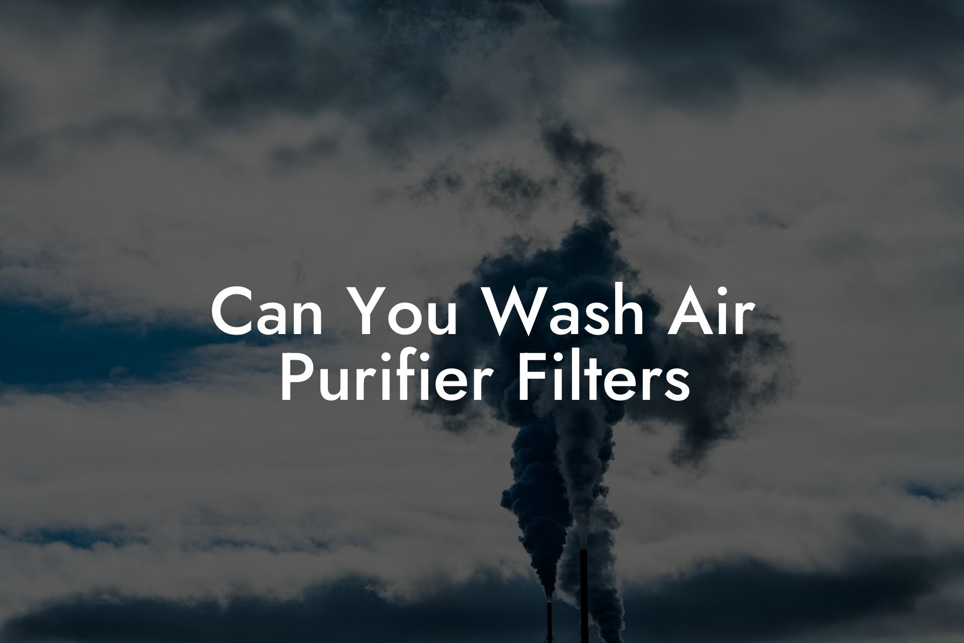 Can You Wash Air Purifier Filters