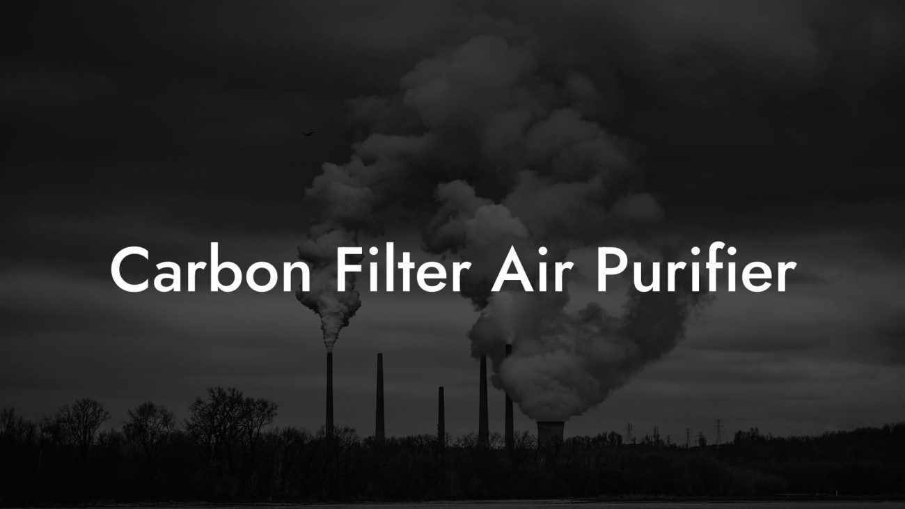 Carbon Filter Air Purifier