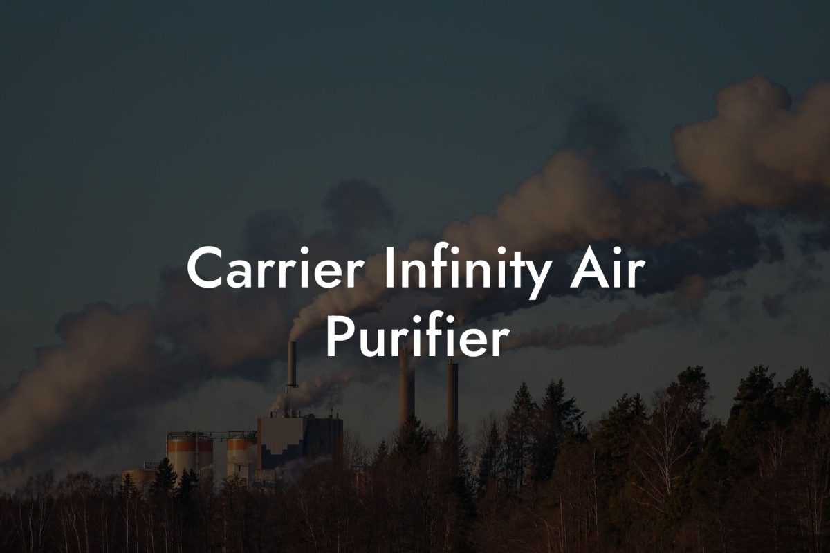 Carrier Infinity Air Purifier