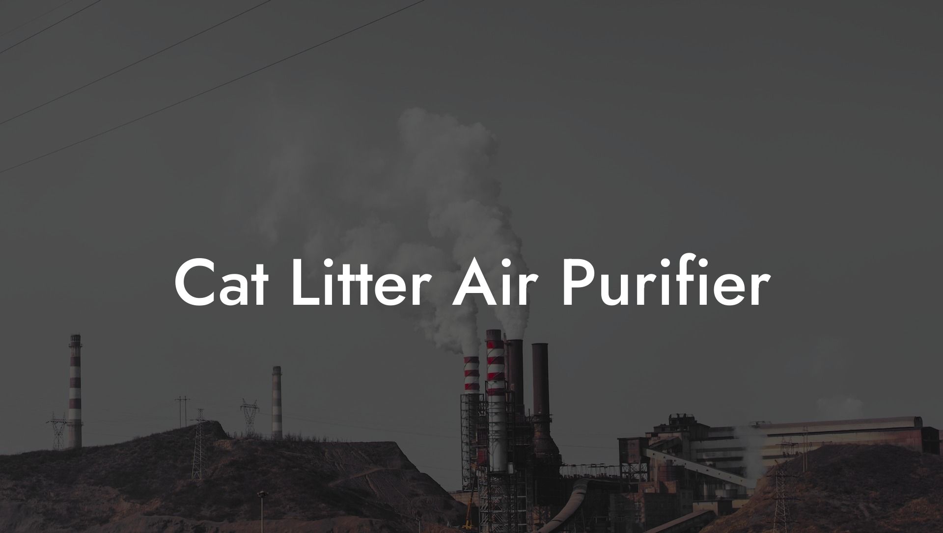 Cat Litter Air Purifier