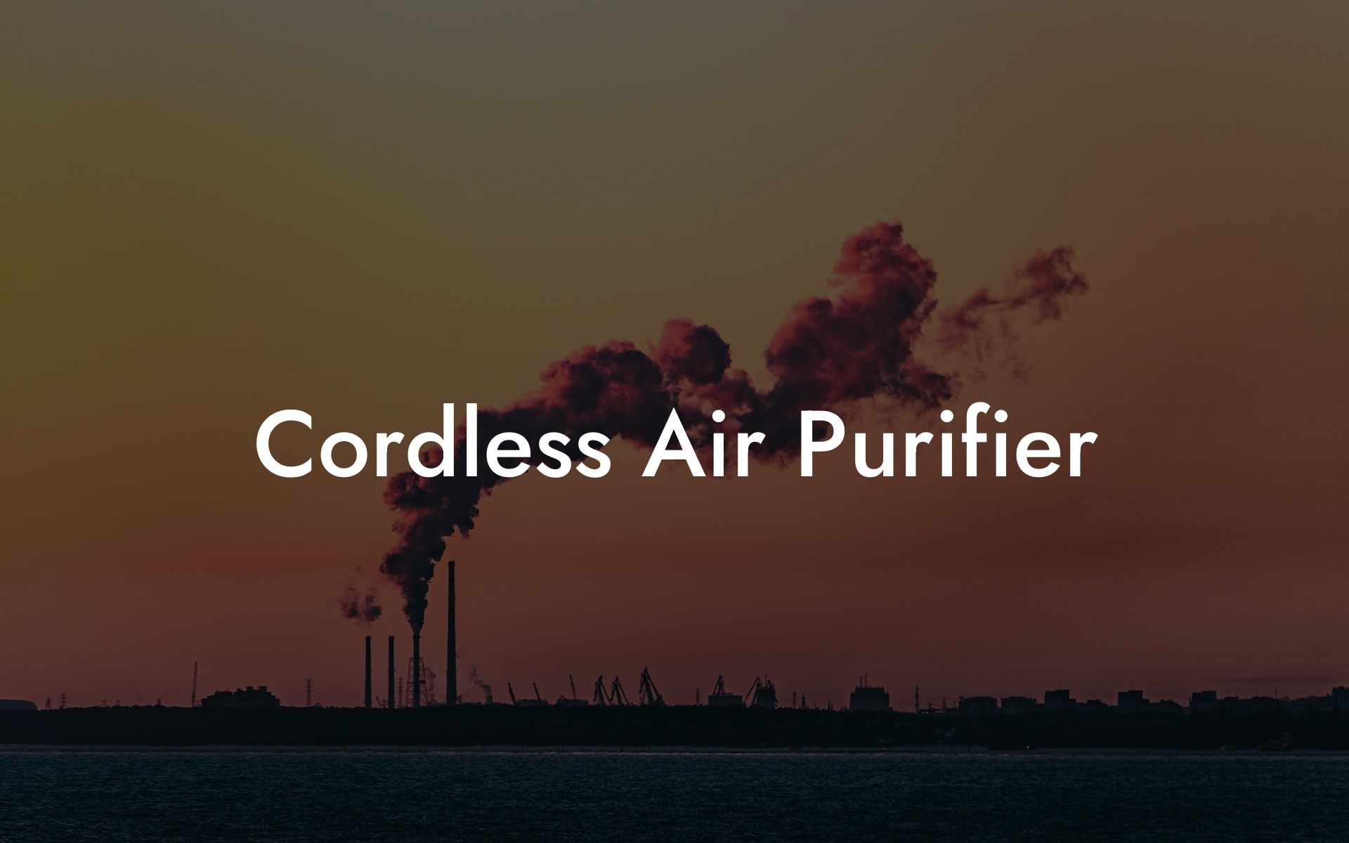 Cordless Air Purifier