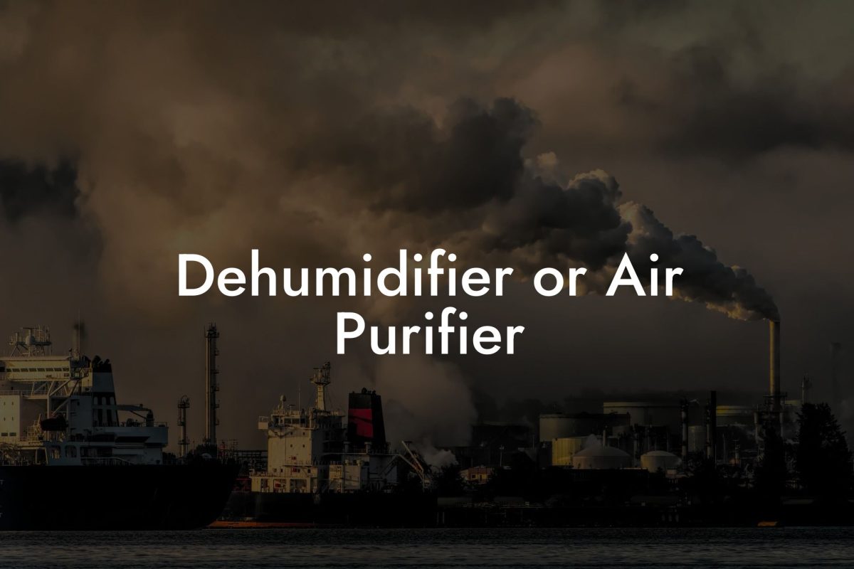 Dehumidifier or Air Purifier