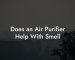 Does an Air Purifier Help With Smell