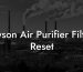 Dyson Air Purifier Filter Reset