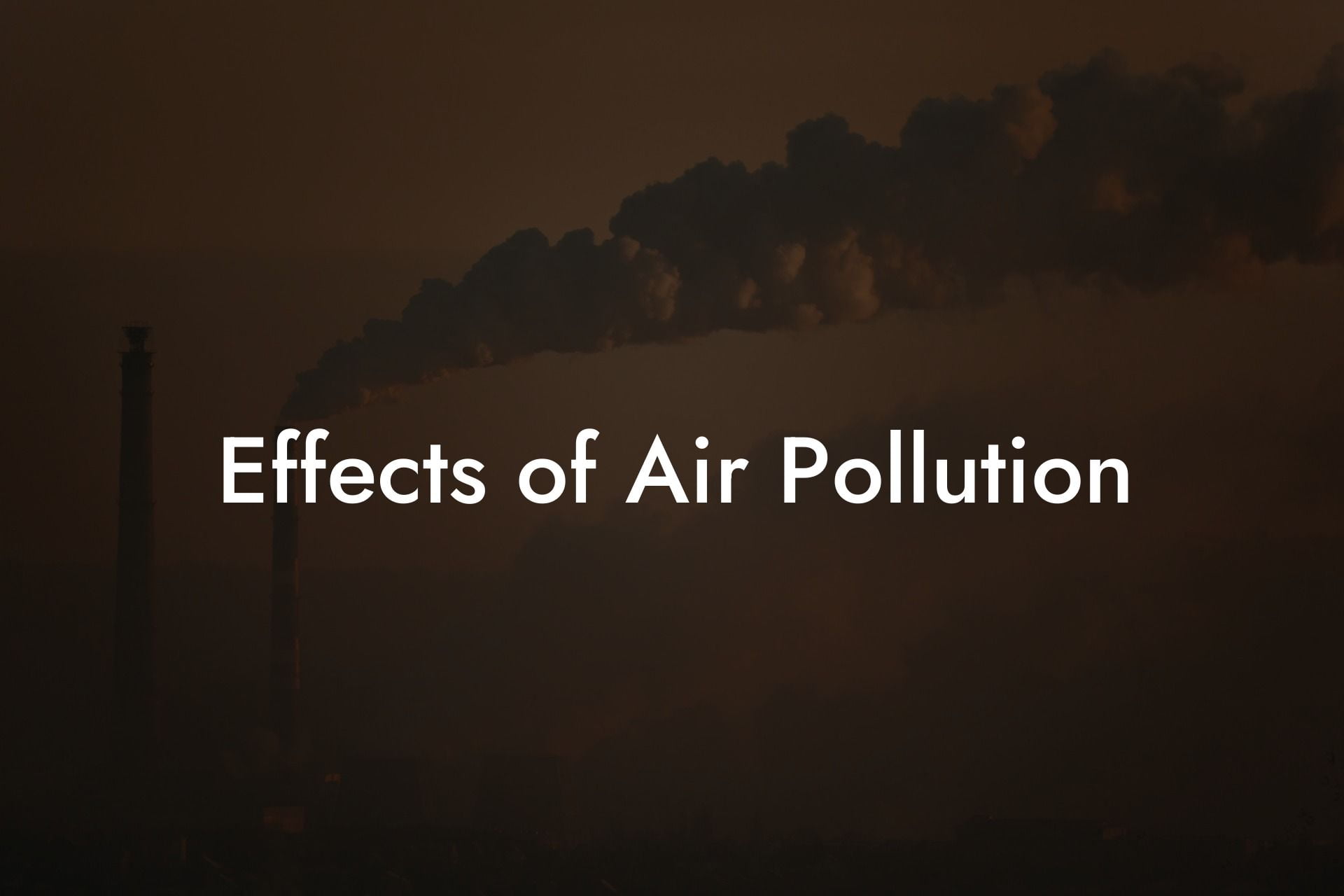 Effects of Air Pollution