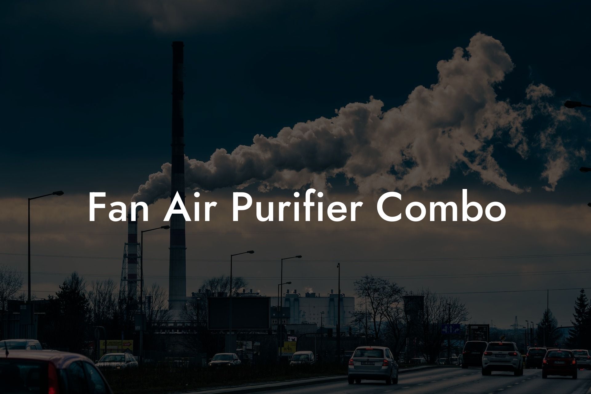 Fan Air Purifier Combo