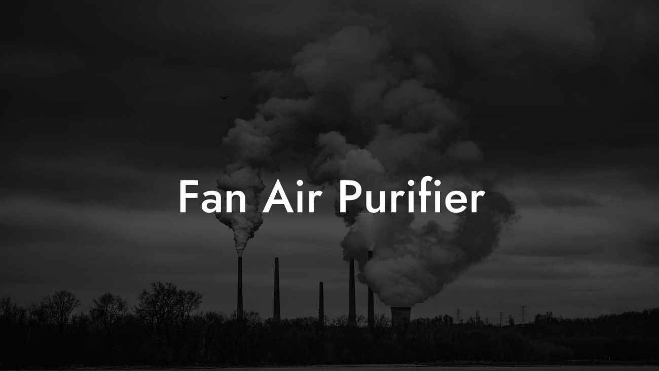 Fan Air Purifier