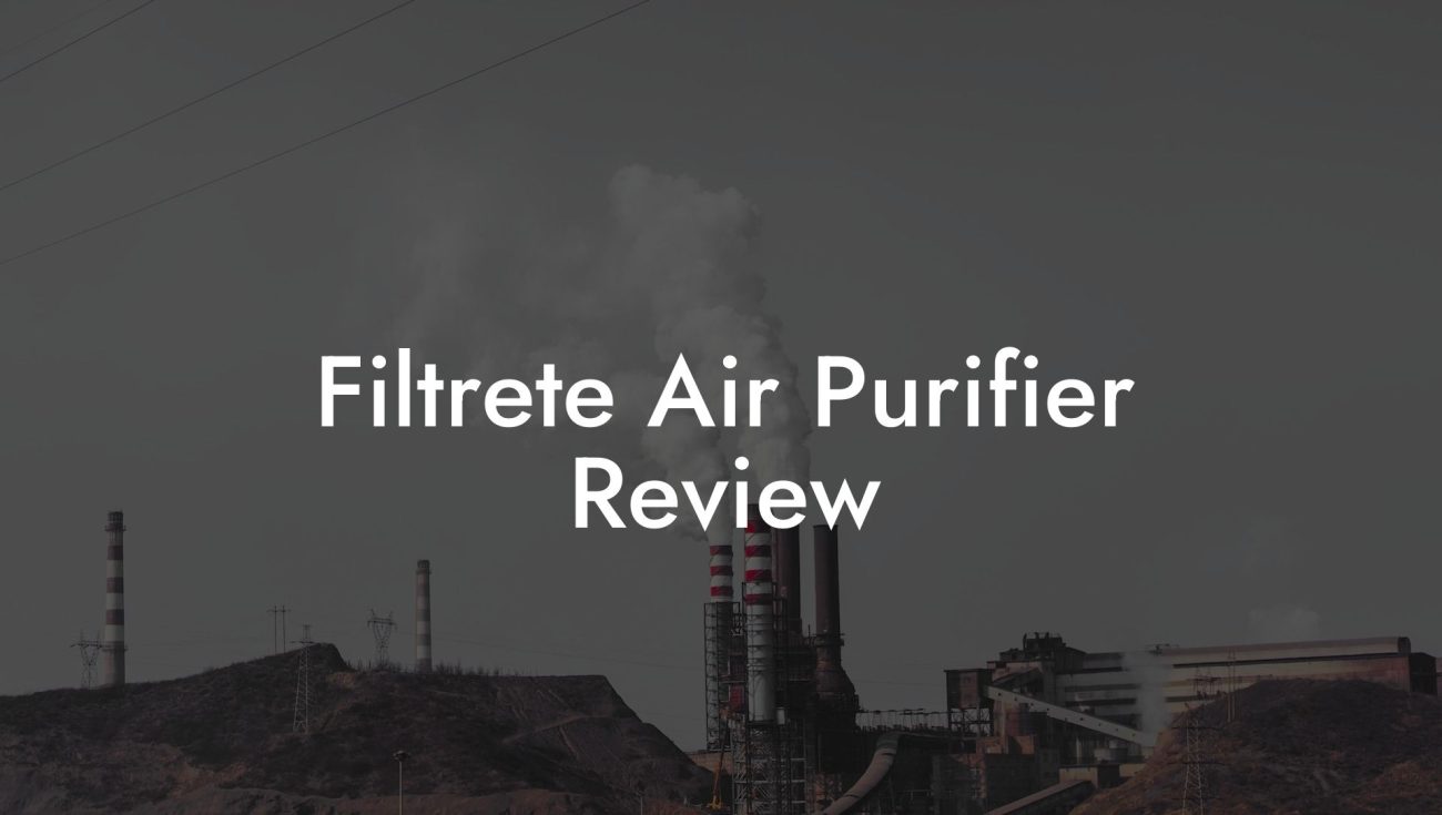 Filtrete Air Purifier Review