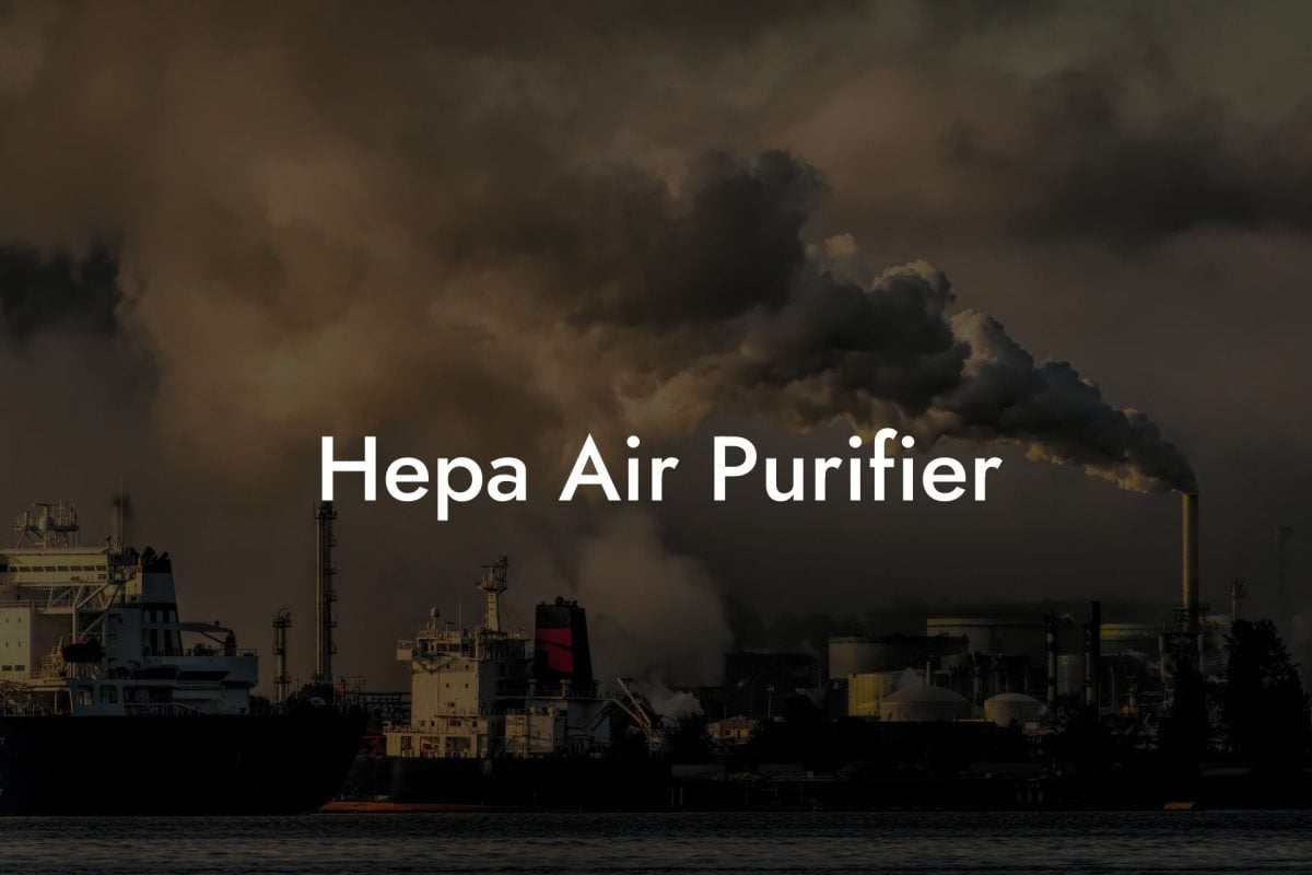 Hepa Air Purifier