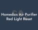 Homedics Air Purifier Red Light Reset