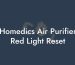 Homedics Air Purifier Red Light Reset