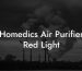 Homedics Air Purifier Red Light