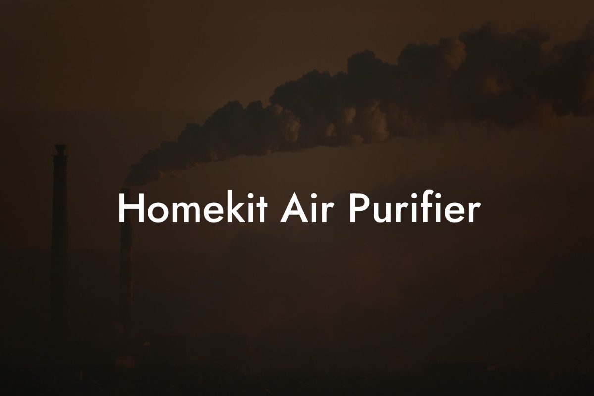 Homekit Air Purifier