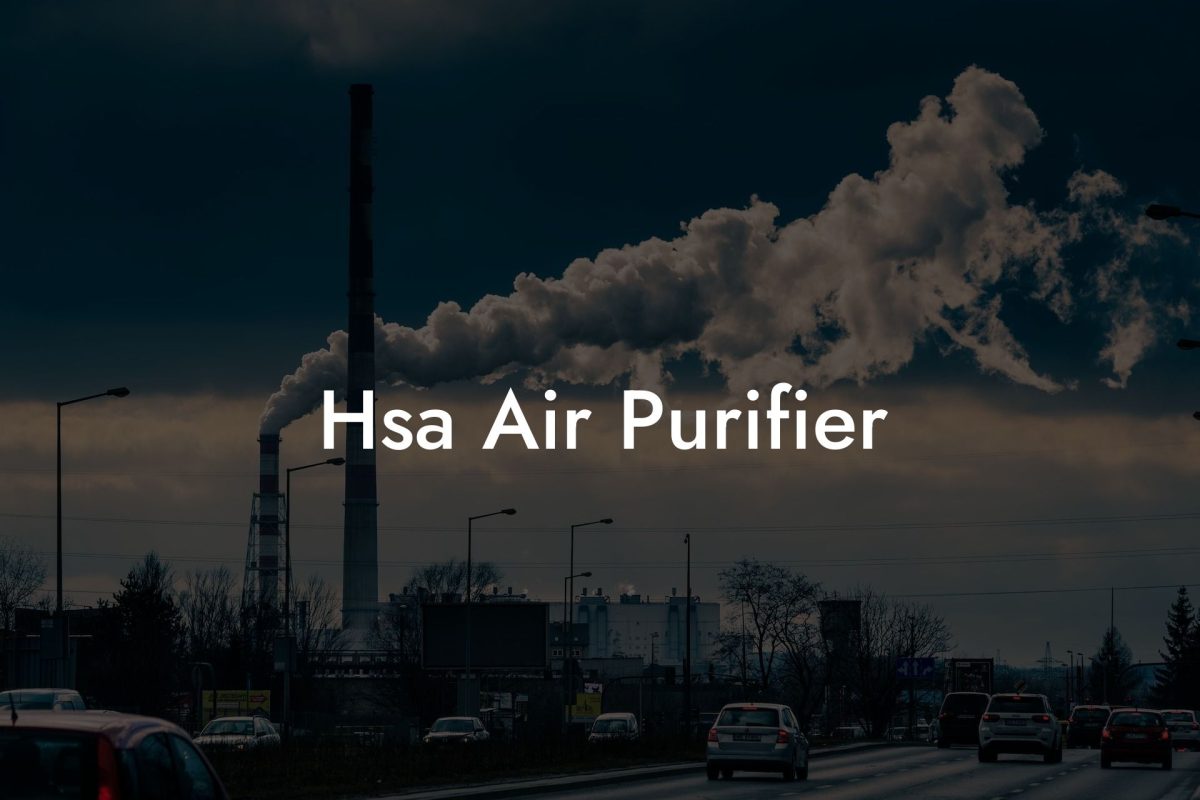 Hsa Air Purifier