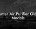 Hunter Air Purifier Older Models