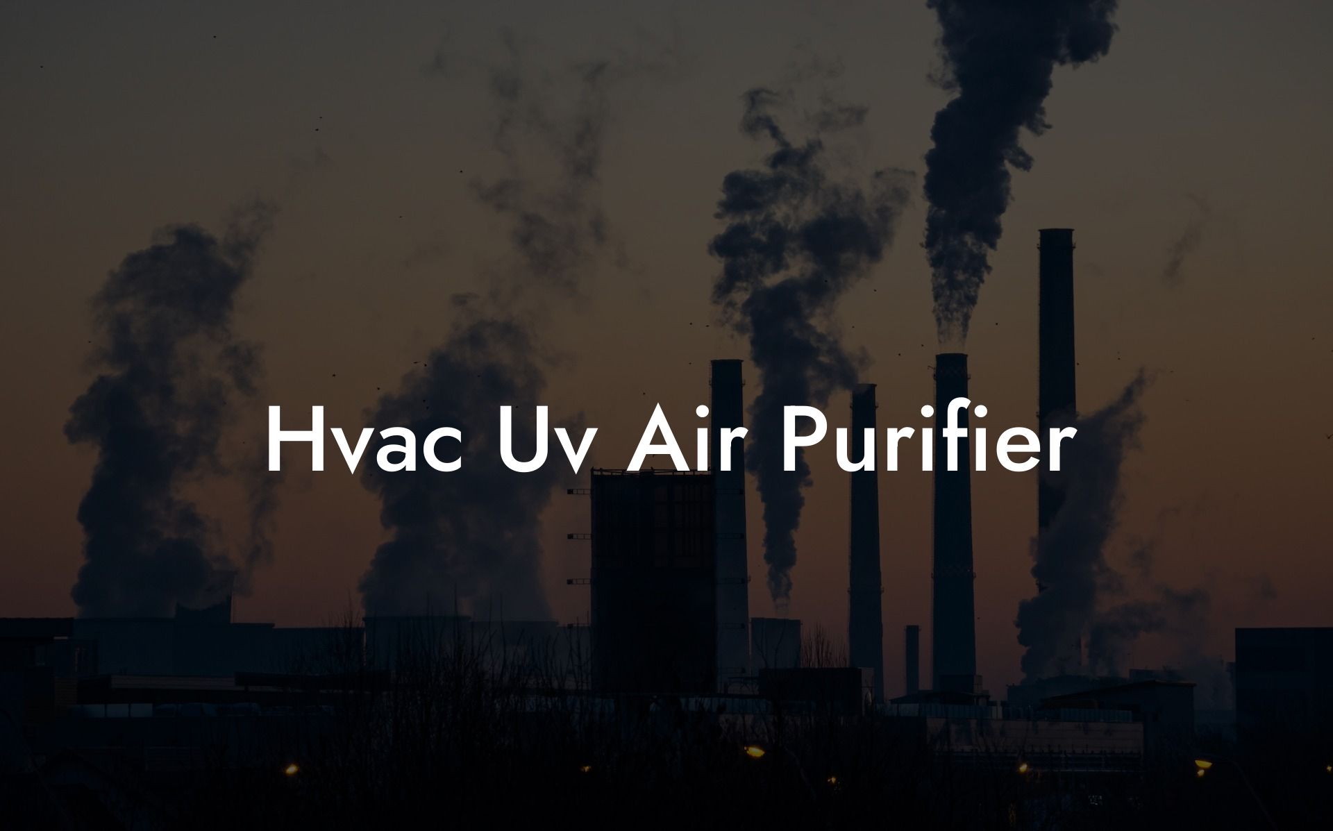 Hvac Uv Air Purifier