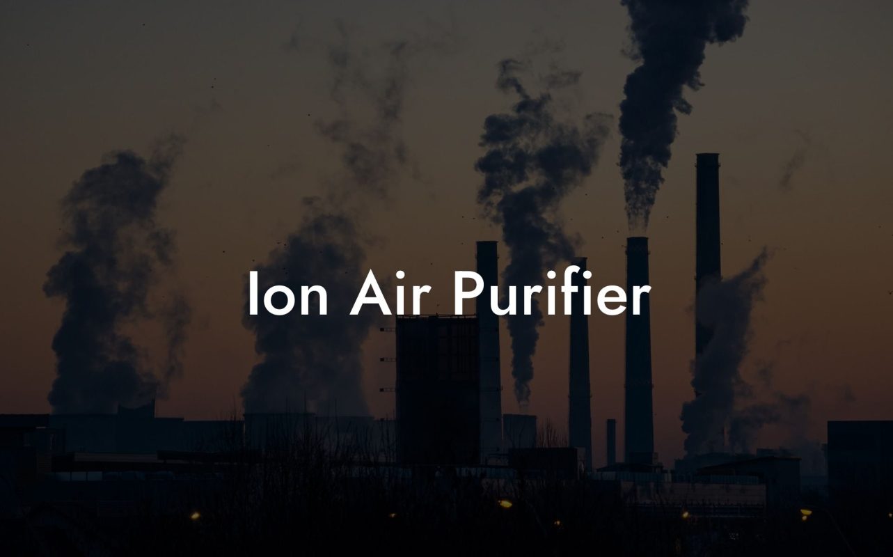 Ion Air Purifier