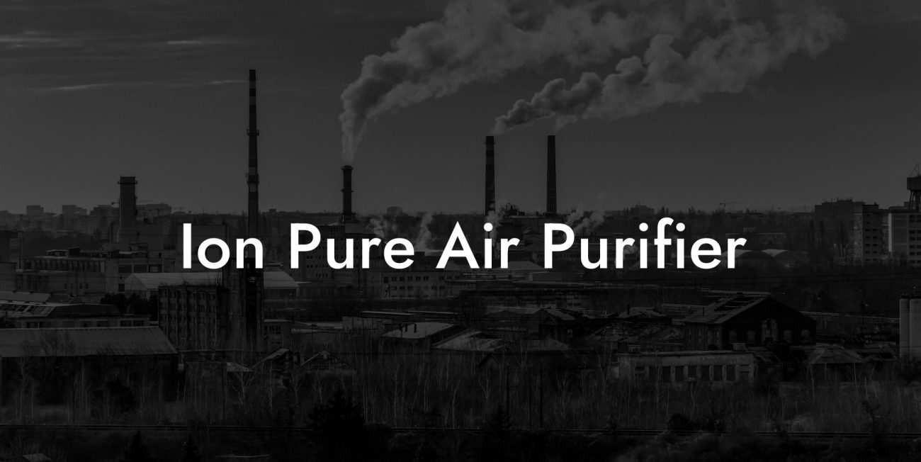 Ion Pure Air Purifier