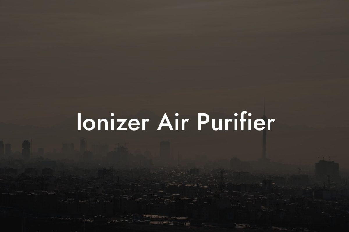 Ionizer Air Purifier