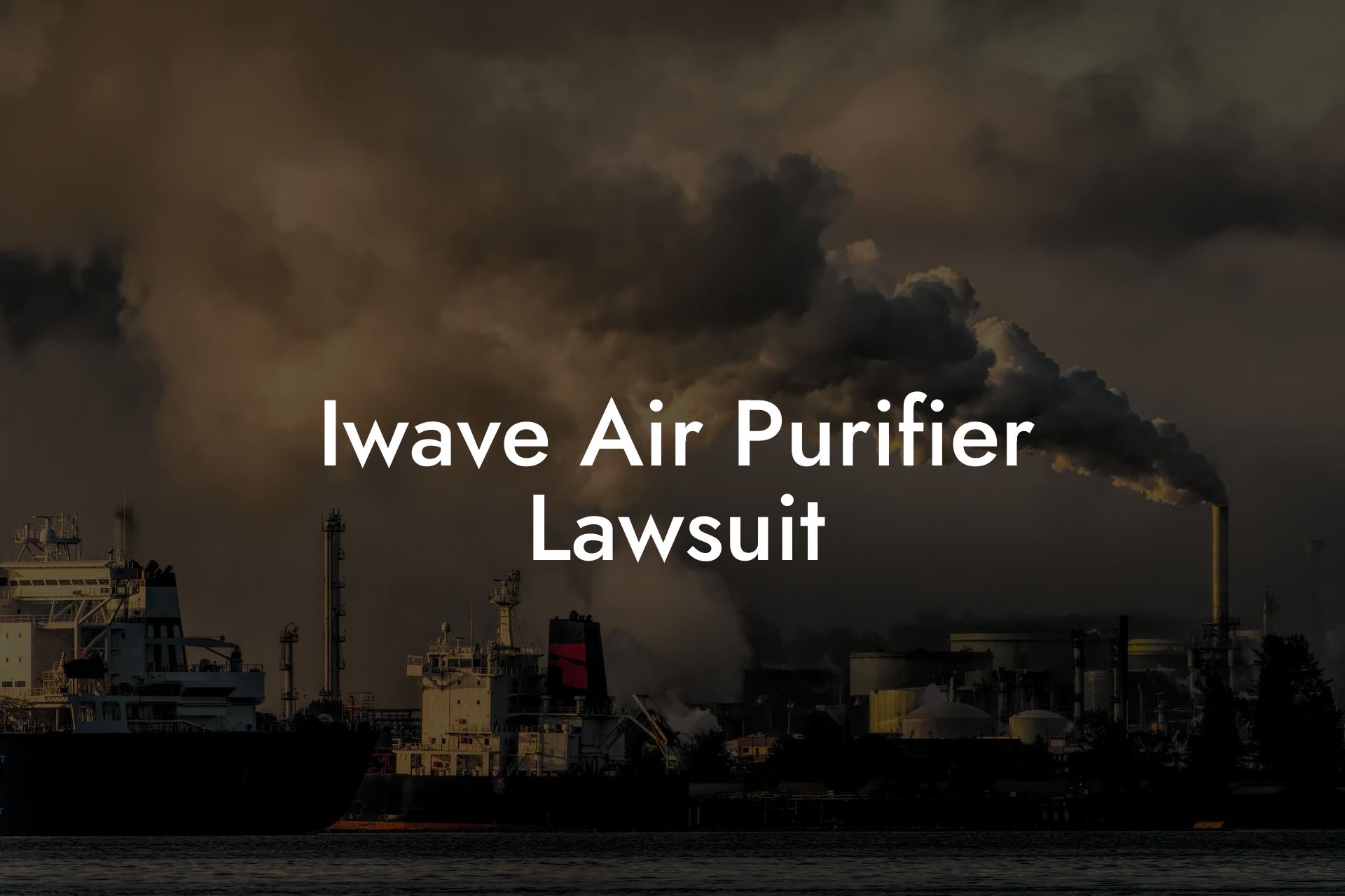 Iwave Air Purifier Lawsuit