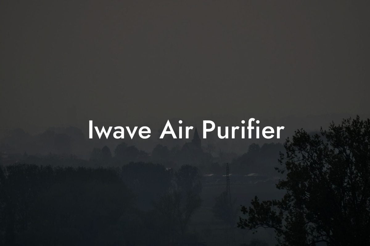 Iwave Air Purifier