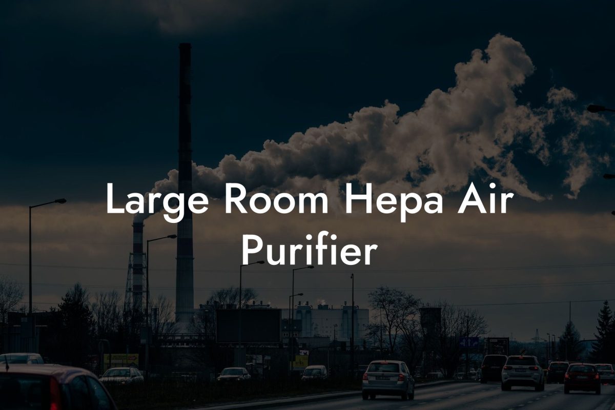 Large Room Hepa Air Purifier