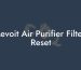 Levoit Air Purifier Filter Reset