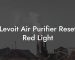 Levoit Air Purifier Reset Red Light