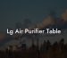 Lg Air Purifier Table