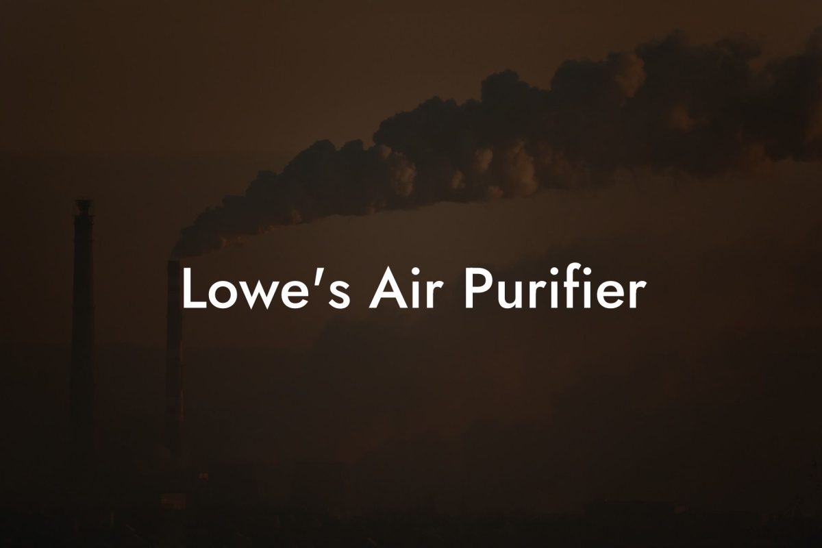 Lowe's Air Purifier