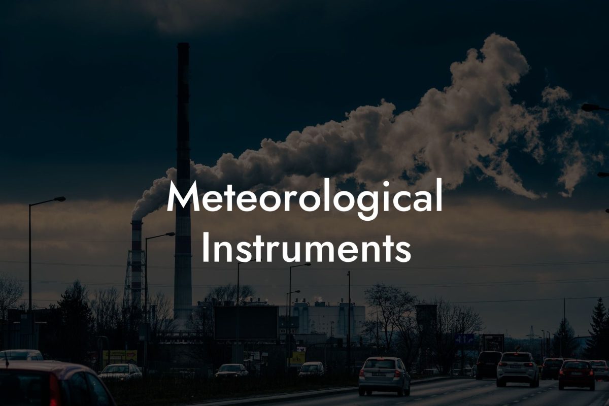 Meteorological Instruments