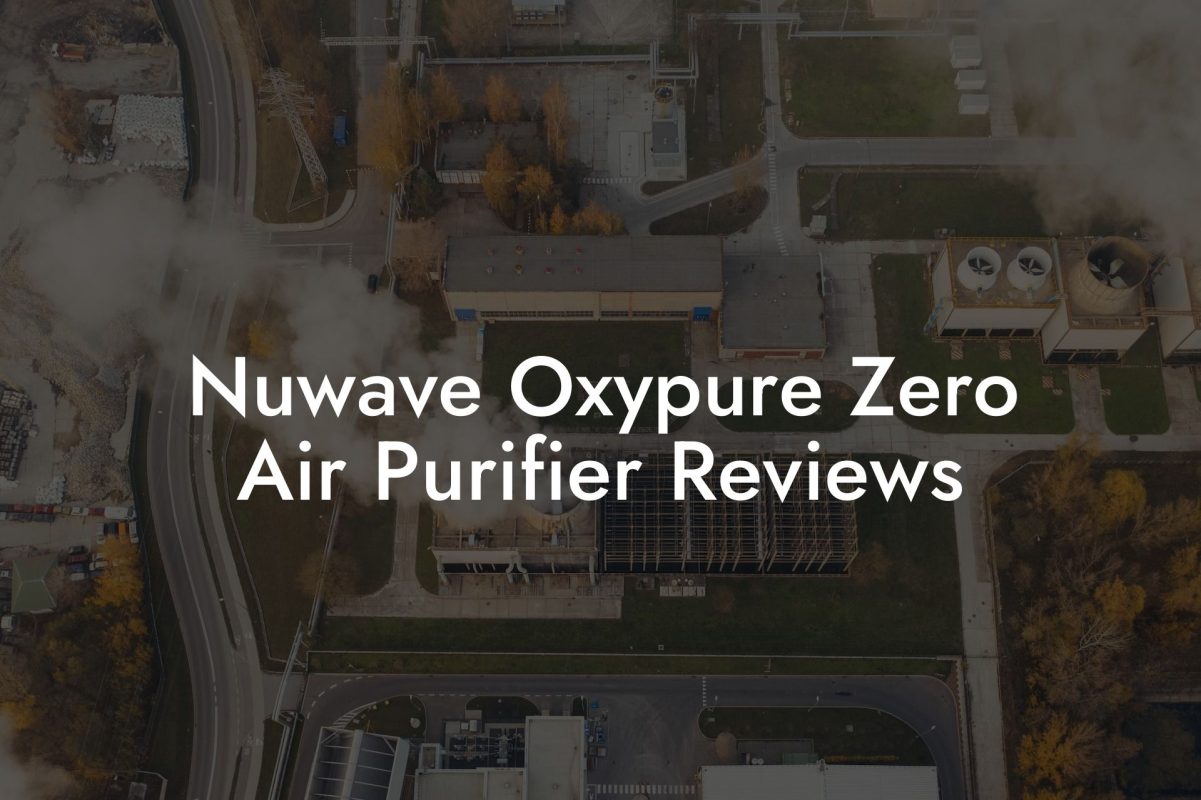 Nuwave Oxypure Zero Air Purifier Reviews