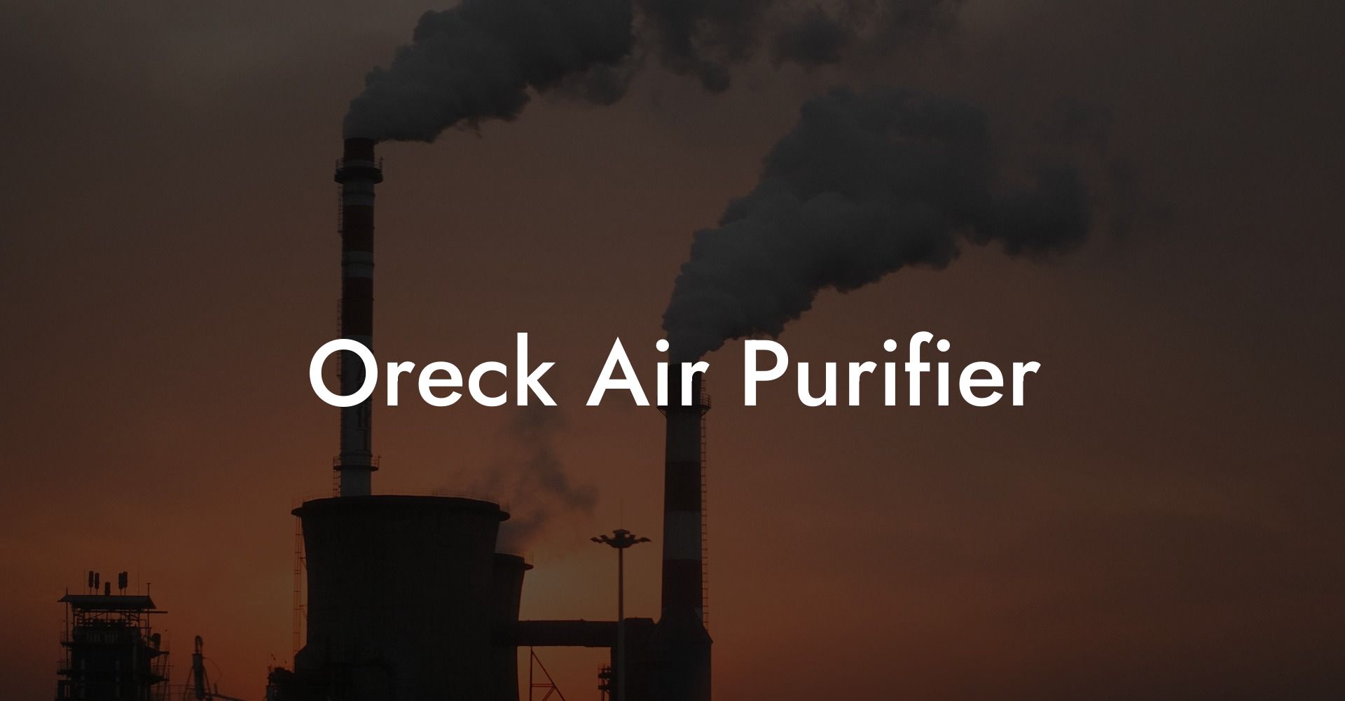 Oreck Air Purifier