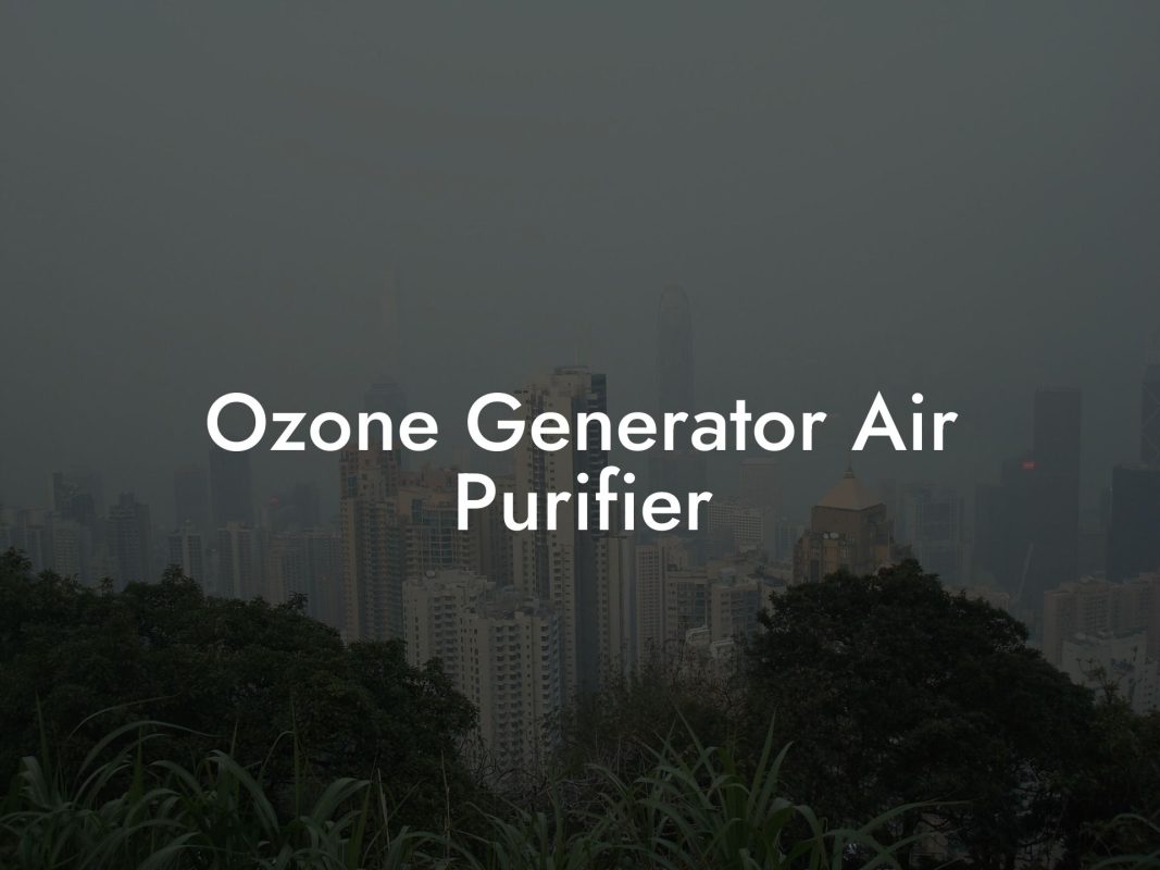 Ozone Generator Air Purifier