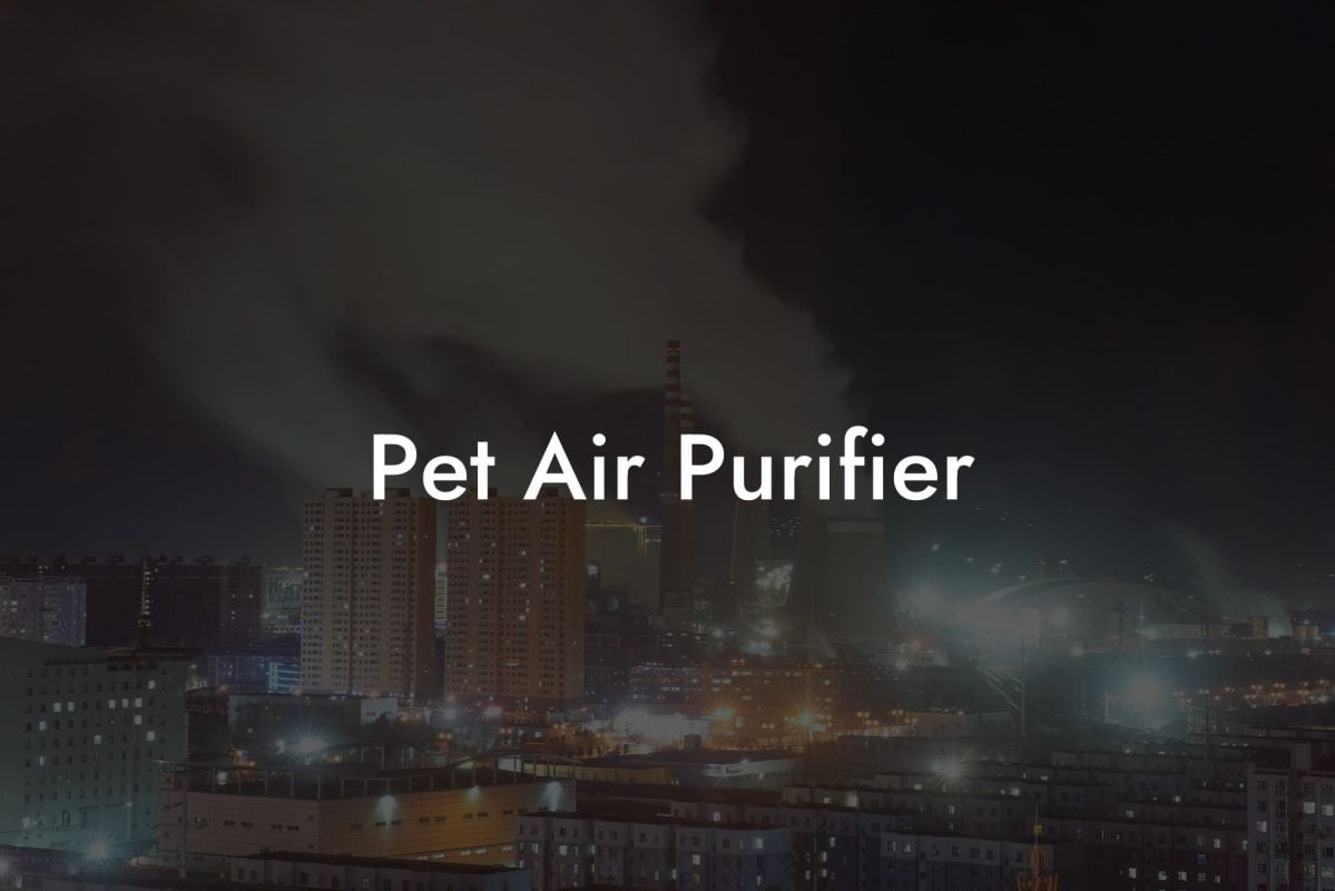 Pet Air Purifier