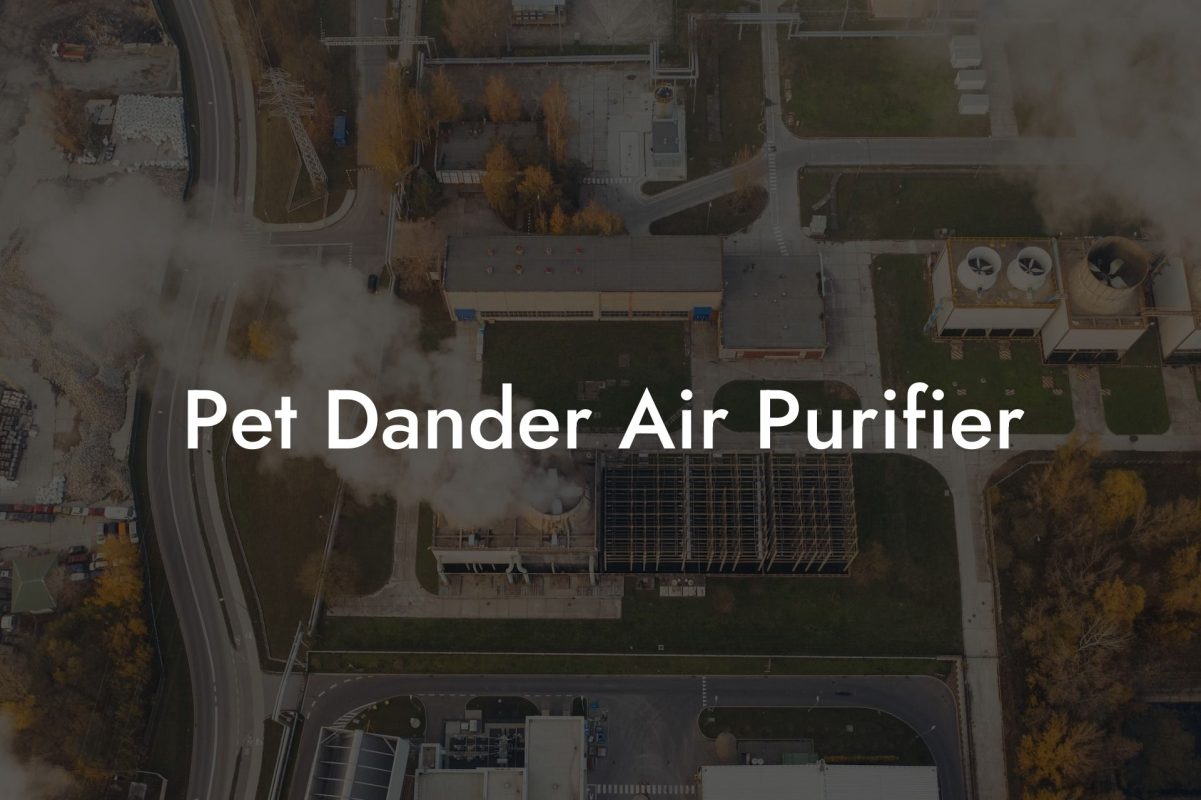 Pet Dander Air Purifier