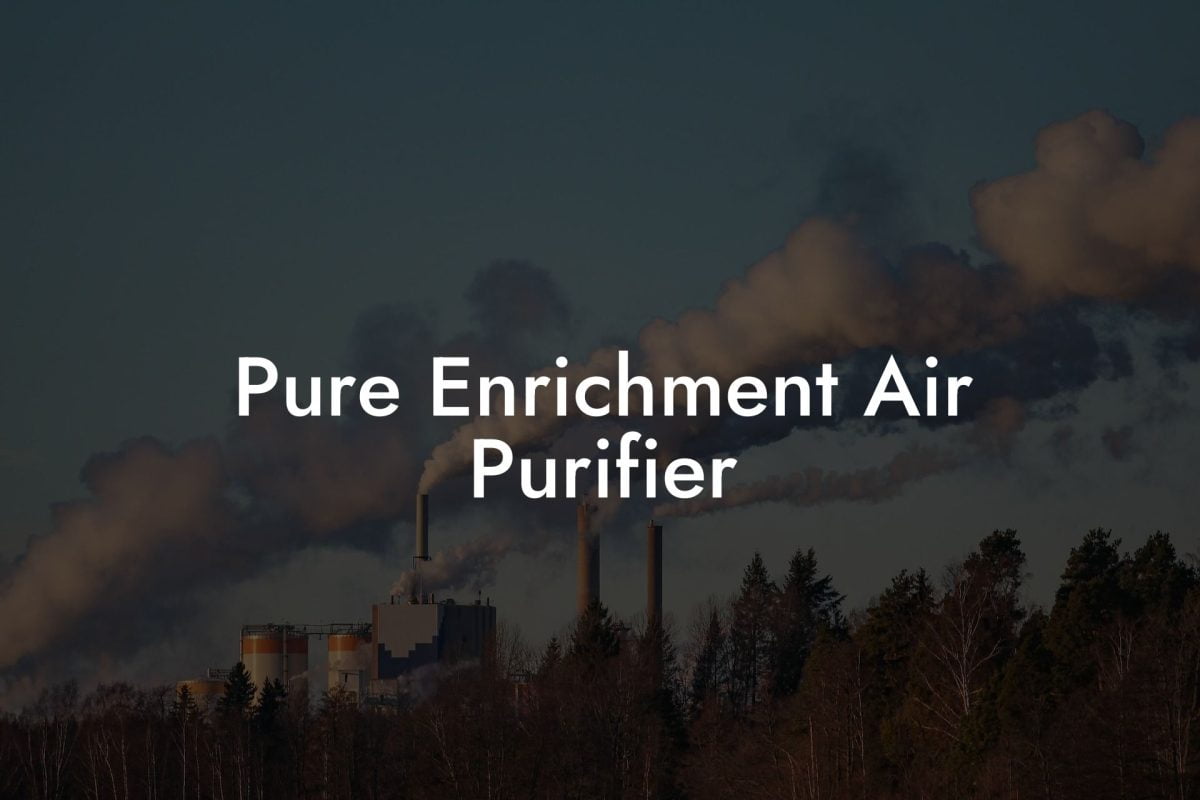 Pure Enrichment Air Purifier