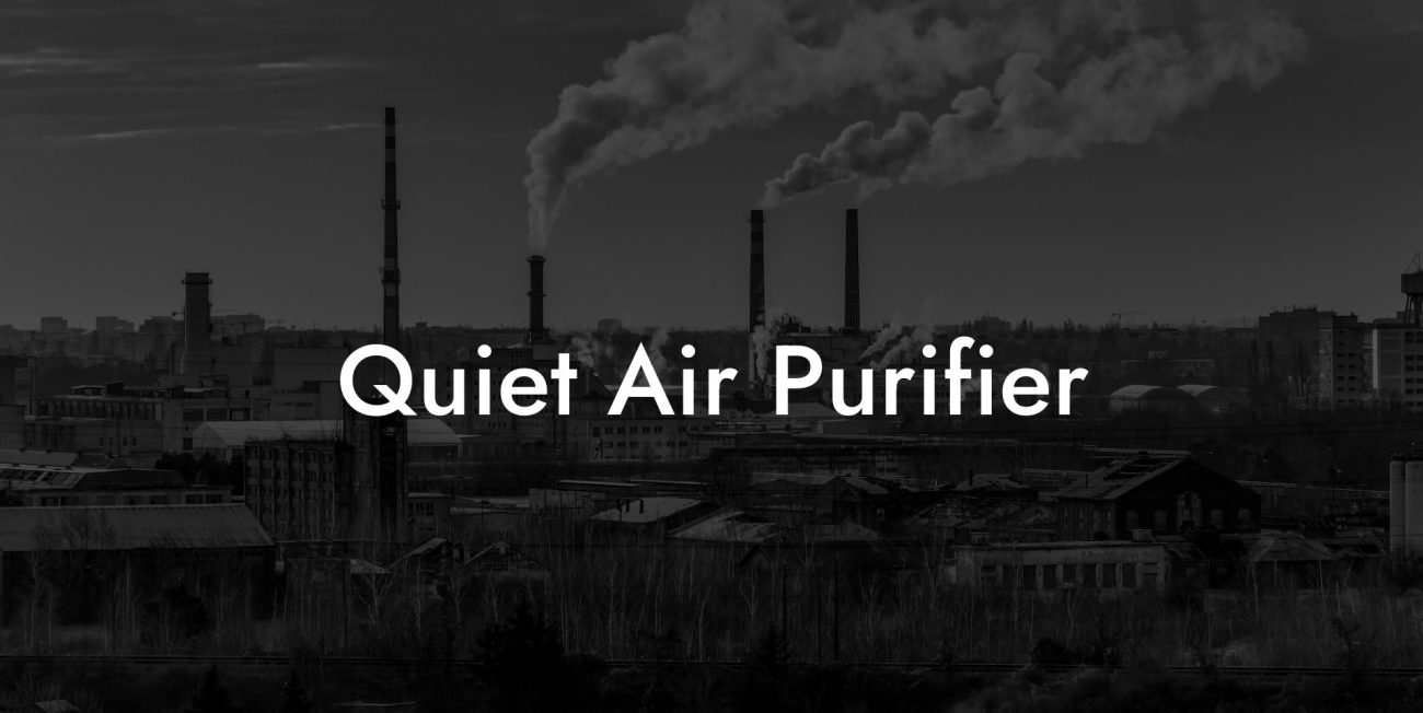 Quiet Air Purifier