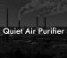 Quiet Air Purifier