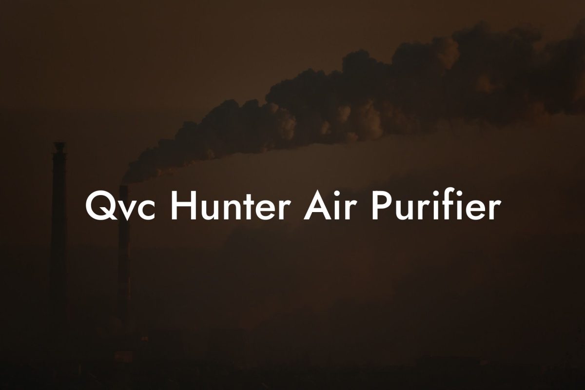 Qvc Hunter Air Purifier